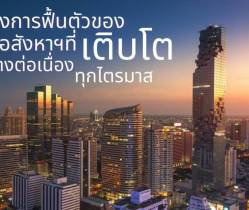 ทิศทางการฟื้นตัวของตลาดอสังหาที่เติบโตขึ้นอย่างต่อเนื่องทุกไตรมาส