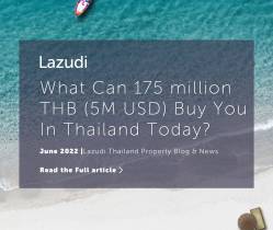 What Can THB 175 Million (5M USD) Buy You In Thailand Today?