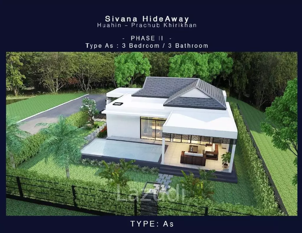 3 Bed 3 Bath Pool Villa for Sale Sivana Hideaway Phase 2