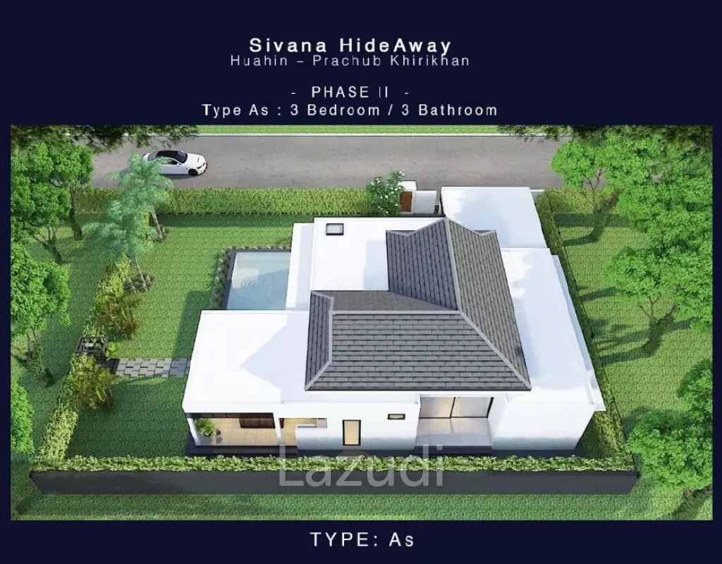 3 Bed 3 Bath Pool Villa for Sale Sivana Hideaway Phase 2