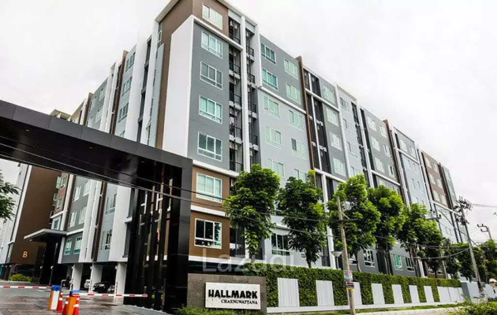 Condo for sale, HALLMARK, Chaengwattana, ready to be located near the Pink Line BTS