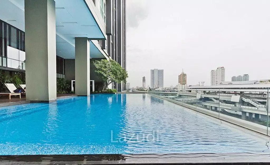 70 sqm high floor condo Hive Sathorn Khlong San Bangkok