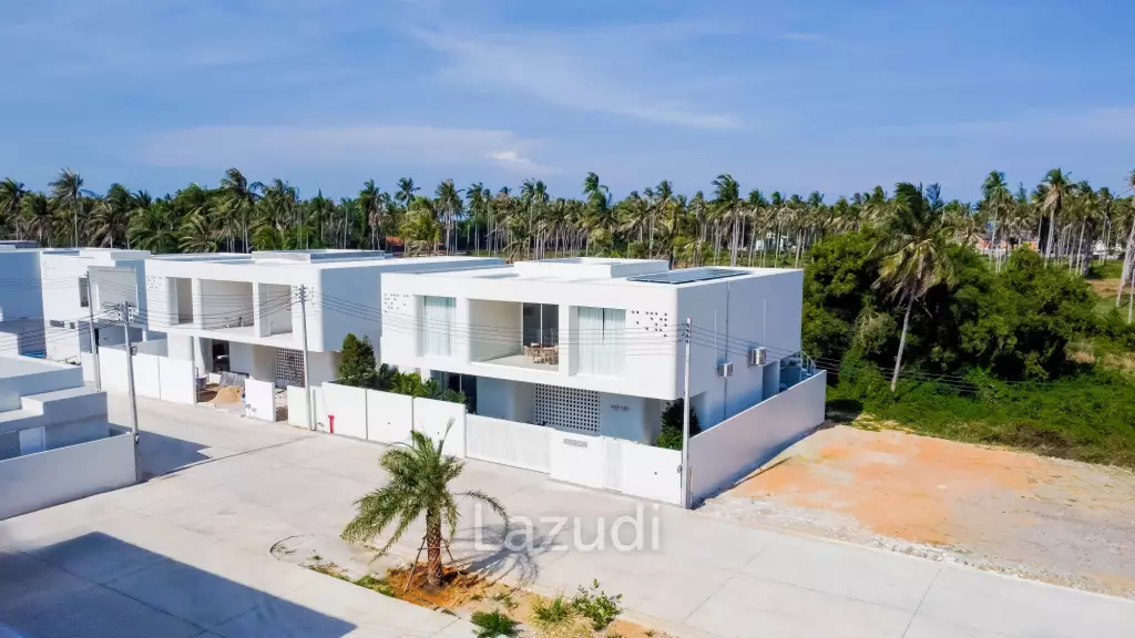 350 sqm modern pool villa in Pak Nam Pran Leleaf Sea Beach project