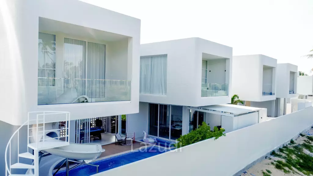 350 sqm modern pool villa in Pak Nam Pran Leleaf Sea Beach project