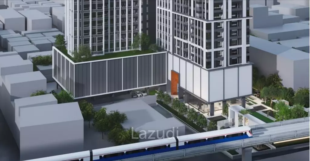 2 Bed 1 Bath Duplex 43.5 SQ.M Rhythm Charoennakhon Iconic