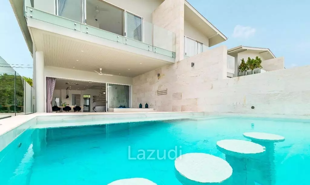 Newly Renovated 4-Bed Villa with Sea and Sunset Views