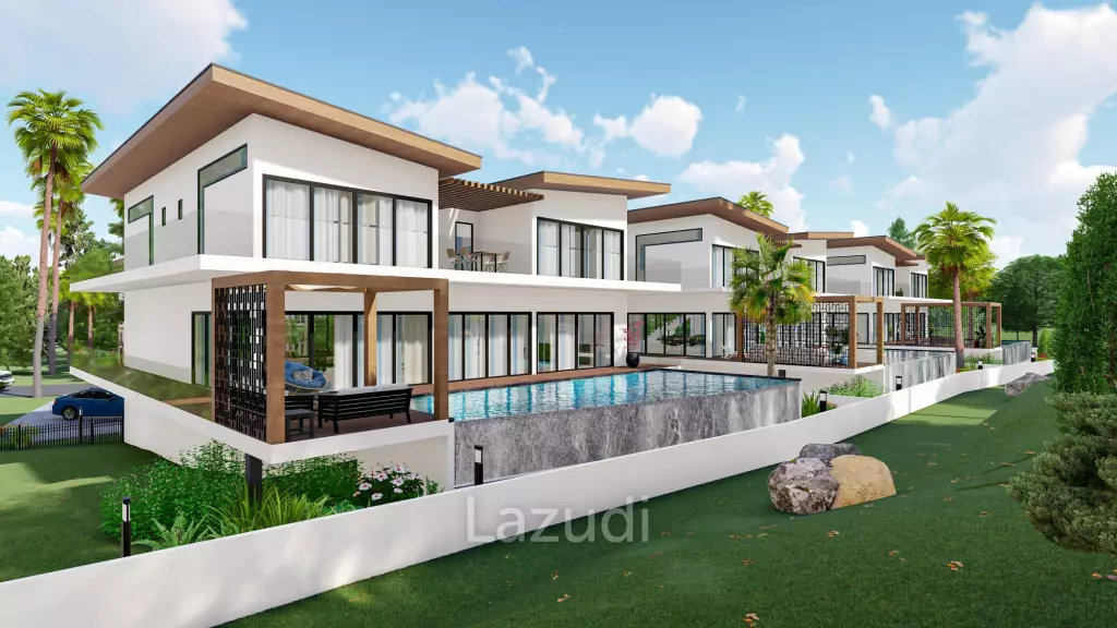 Brand New 8-Bed Sea View Villa in Bang Rak on 1,330SQM Plot