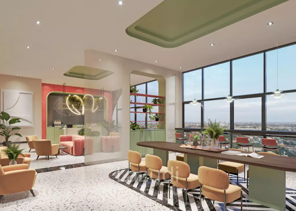 56 Sqm 2 Bed  Supalai PARC Ekkamai-Pattanakarn