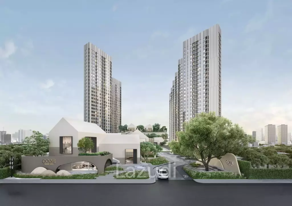 1 bed plus 1 bath condo 36.50 sqm. at Cobe Ratchada Rama 9 for sale