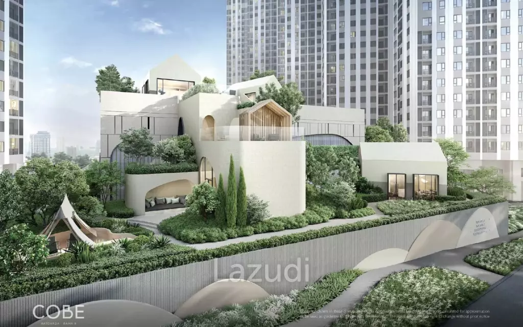 1 bed plus 1 bath condo 36.50 sqm. at Cobe Ratchada Rama 9 for sale
