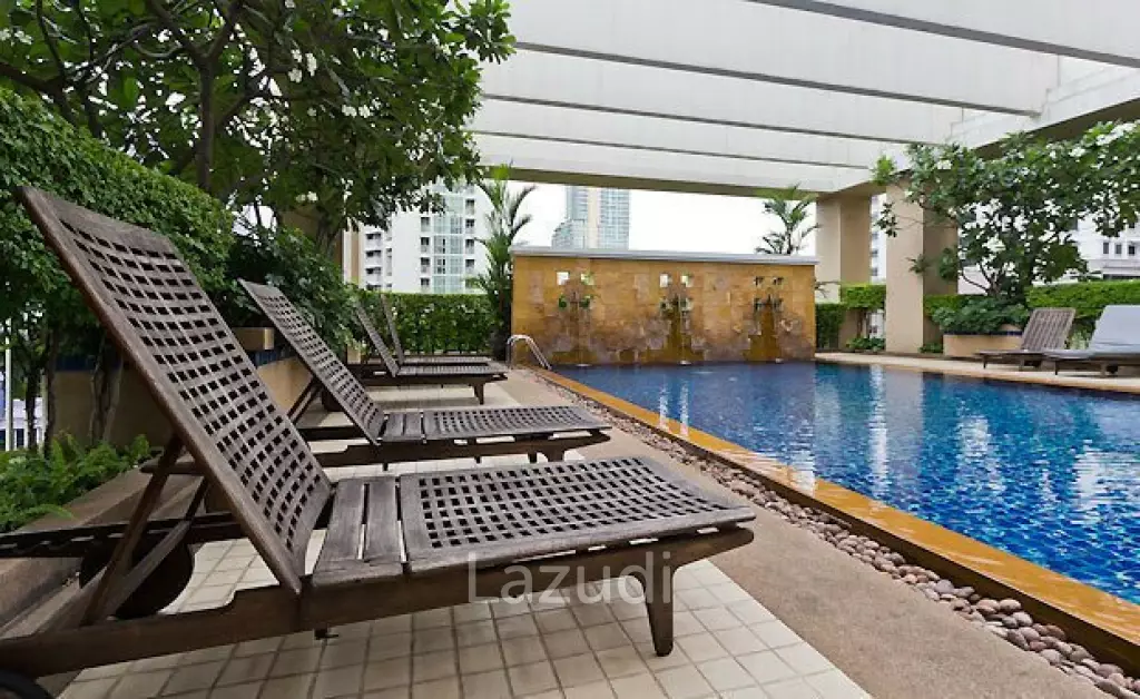 161 sqm High-Floor 2-Bed Condo at Langsuan Ville Lumpini Bangkok
