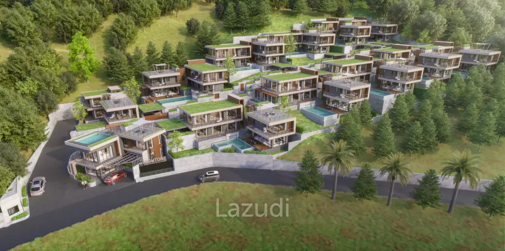4 Bed 4 Bath 545 SQ.M Hightone Seaview Villas + Garden