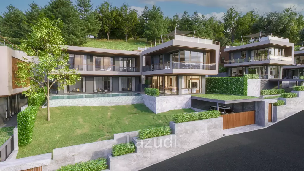 4 Bed 4 Bath 545 SQ.M Hightone Seaview Villas + Garden