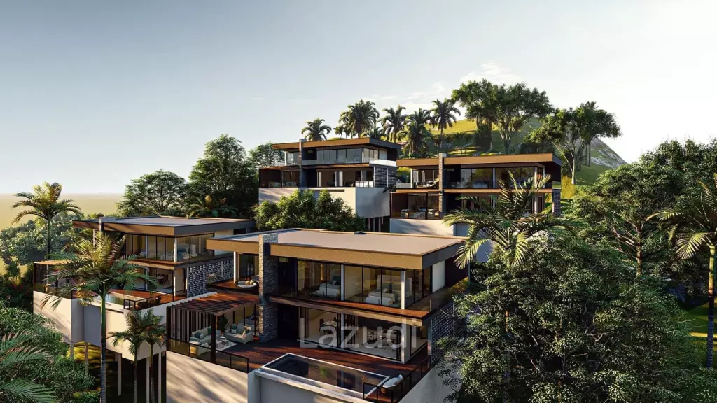 Sea View Villa 4 Bed 380 SQ.M Coco Tropical Bangpor Samui