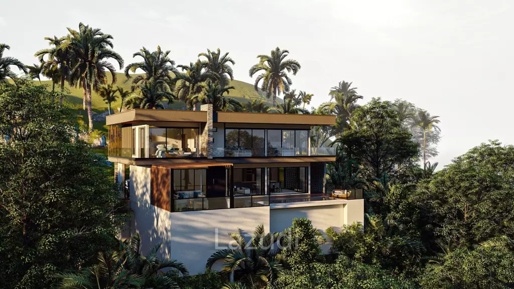 Sea View Villa 4 Bed 380 SQ.M Coco Tropical Bangpor Samui