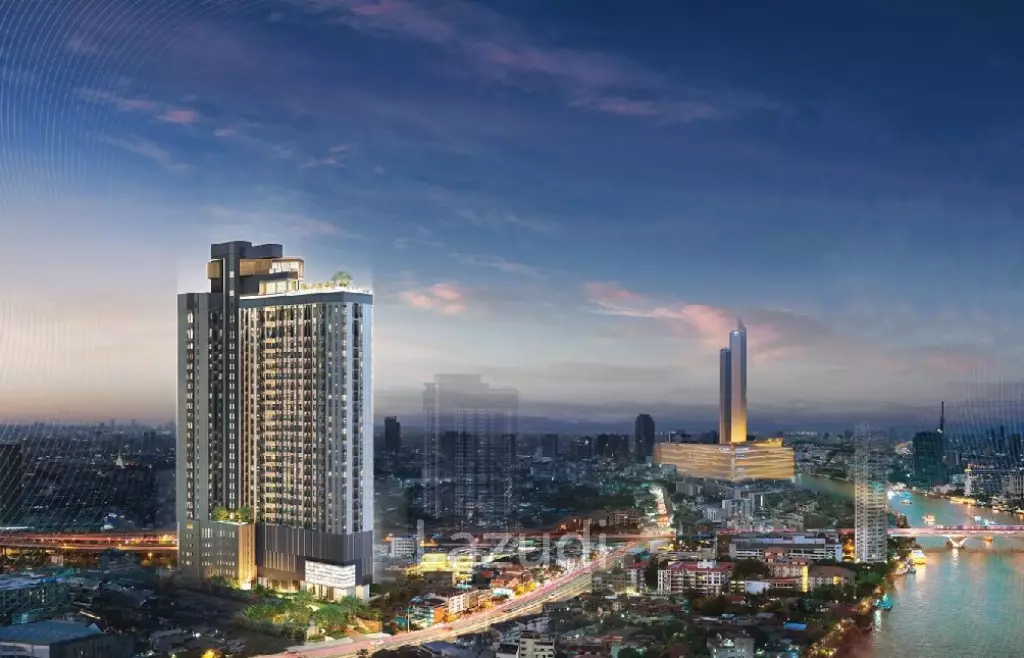 1 Bed 1 Bath 29.5 SQ.M Life Charoennakhon-Sathorn