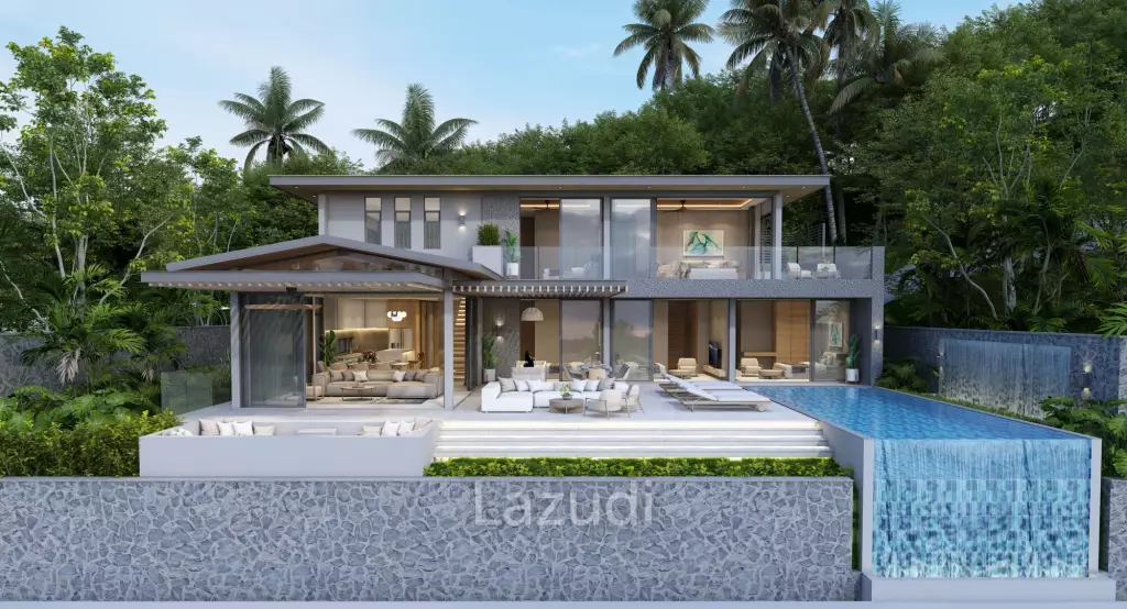 5 Bedroom-Luxury Seaview Villa in Chaweng Noi Ko Samui for Sale