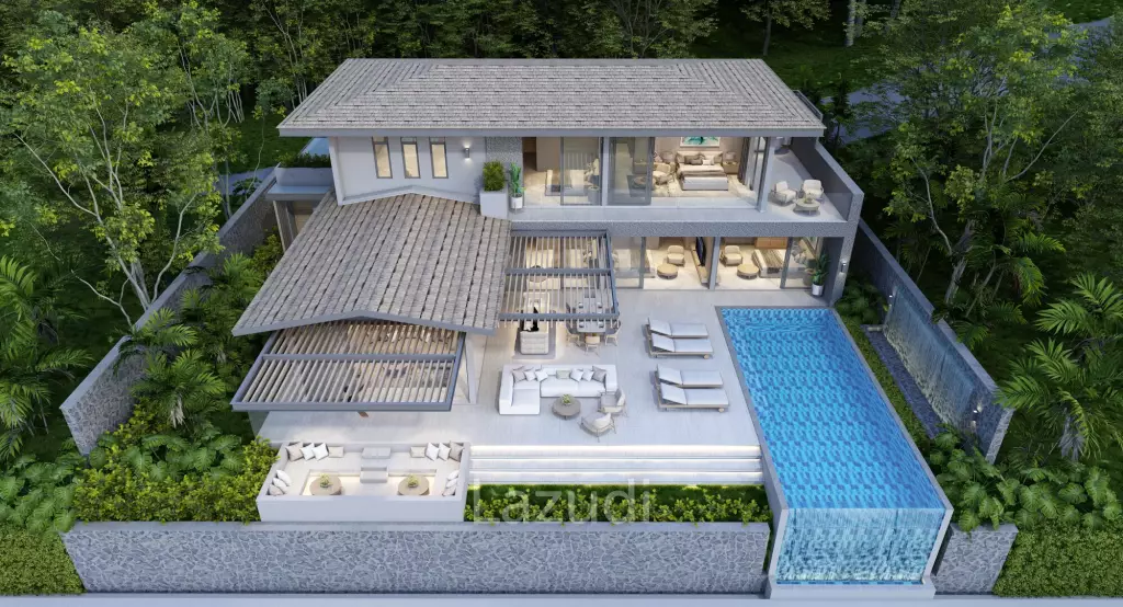 5 Bedroom-Luxury Seaview Villa in Chaweng Noi Ko Samui for Sale