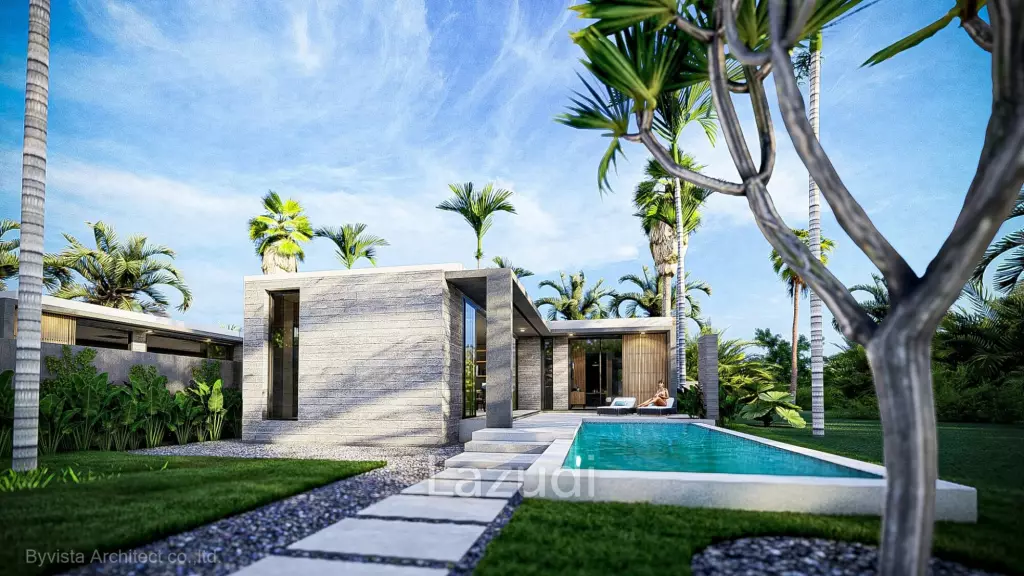 Modern 2-Bed Loft-Style Pool Villa in Peaceful Lamai Area