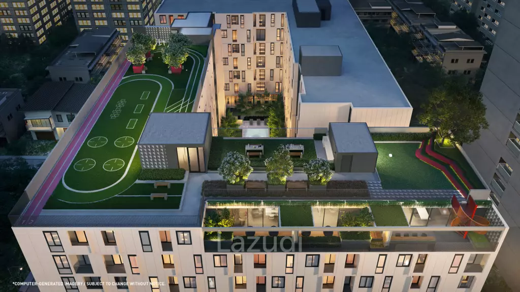 2 Bed 2 Bath 41.64 SQ.M Quintara MHy'GEN Ratchada-Huai Kwang
