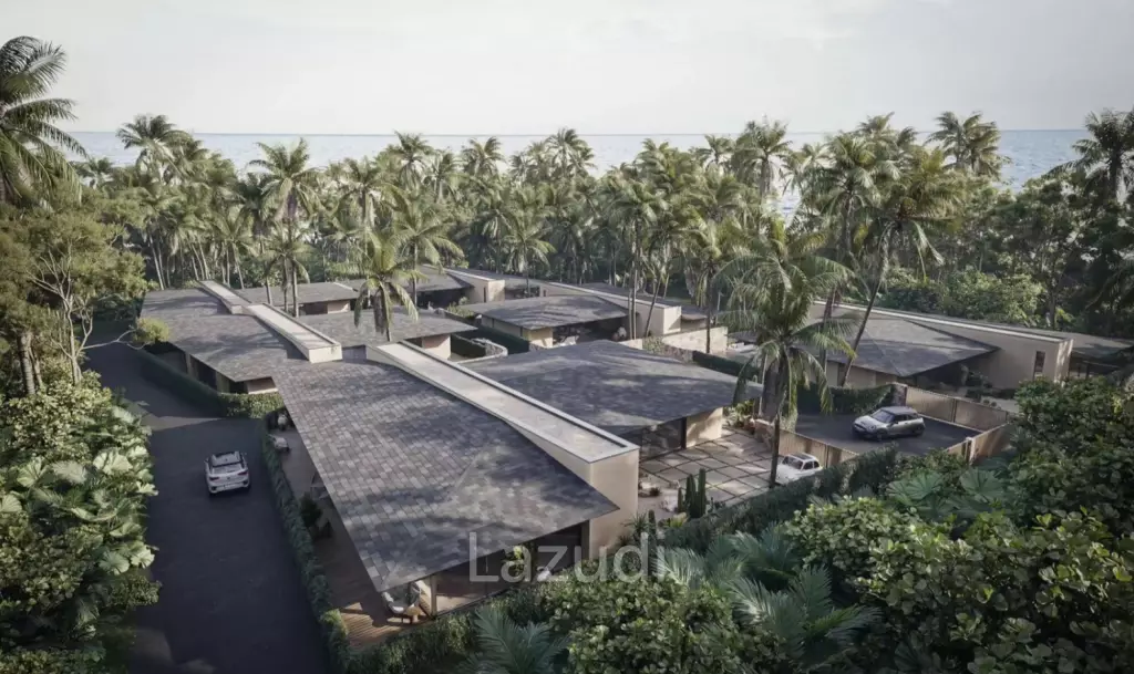 Elegant 3-Bedroom Beachside Pool Villa Just 350m from the Beach
