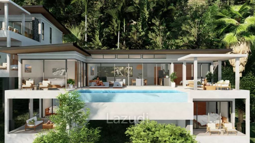 Panoramic Sea Views 4-Bed in Chaweng