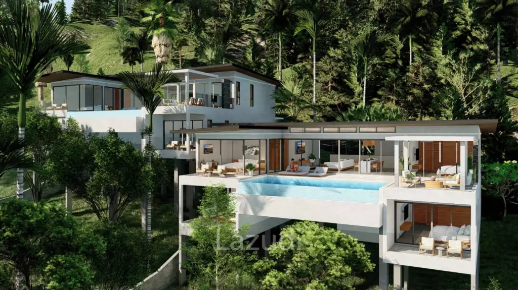 Panoramic Sea Views 4-Bed in Chaweng