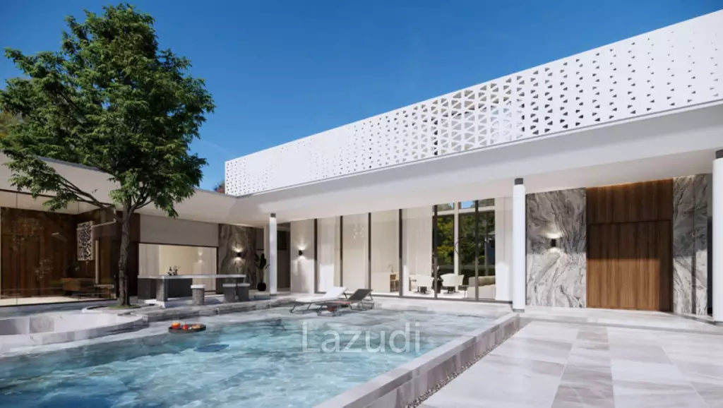 3 Bed 3 Bath 603.7 SQ.M The Orchid Hua Hin Villa U-Shape