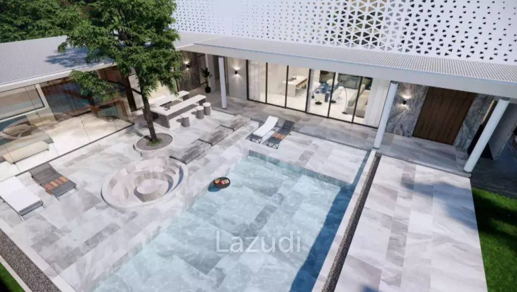 3 Bed 3 Bath 603.7 SQ.M The Orchid Hua Hin Villa U-Shape