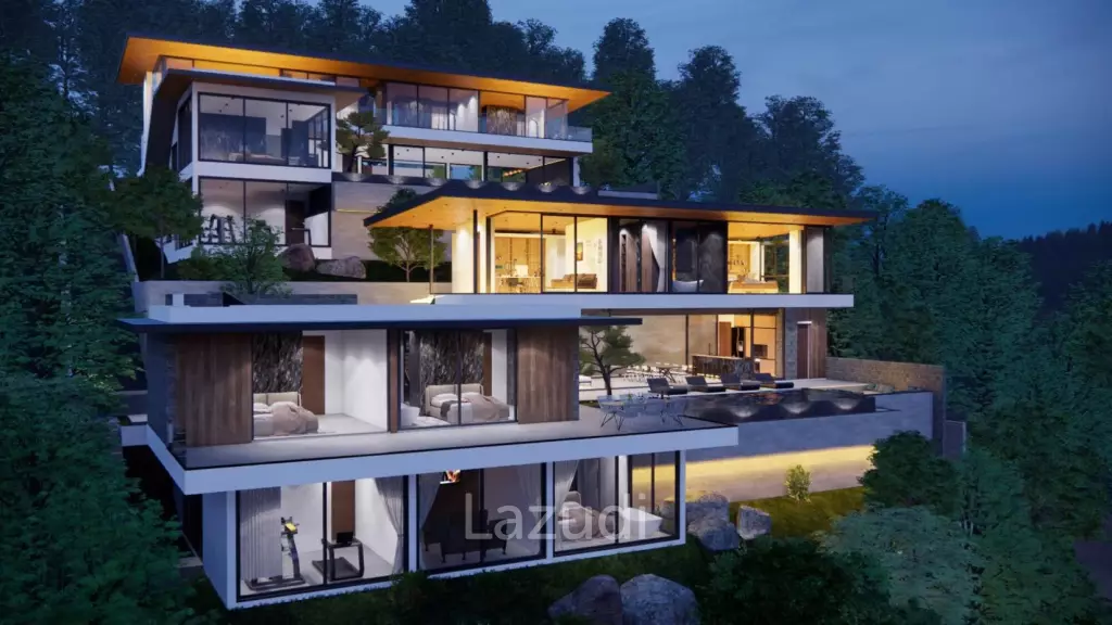 Luxurious 4-Bedroom Sea View Villa in Chaweng, Koh Samui