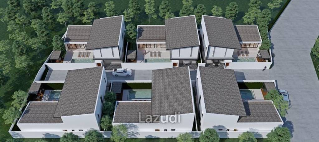 3 Bed 3.5 Bath 285.69 SQ.M Golden Pool Villas Plai Laem Phase 2