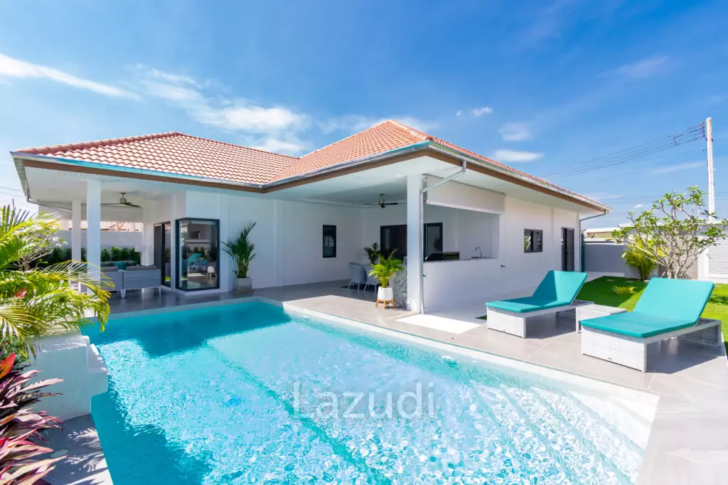 202 sqm pool villa in Mali Bua, Thap Tai Hua Hin