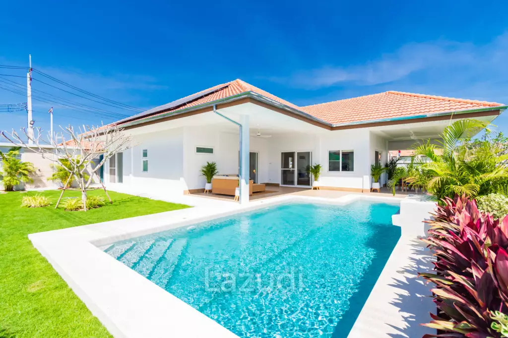 202 sqm pool villa in Mali Bua, Thap Tai Hua Hin