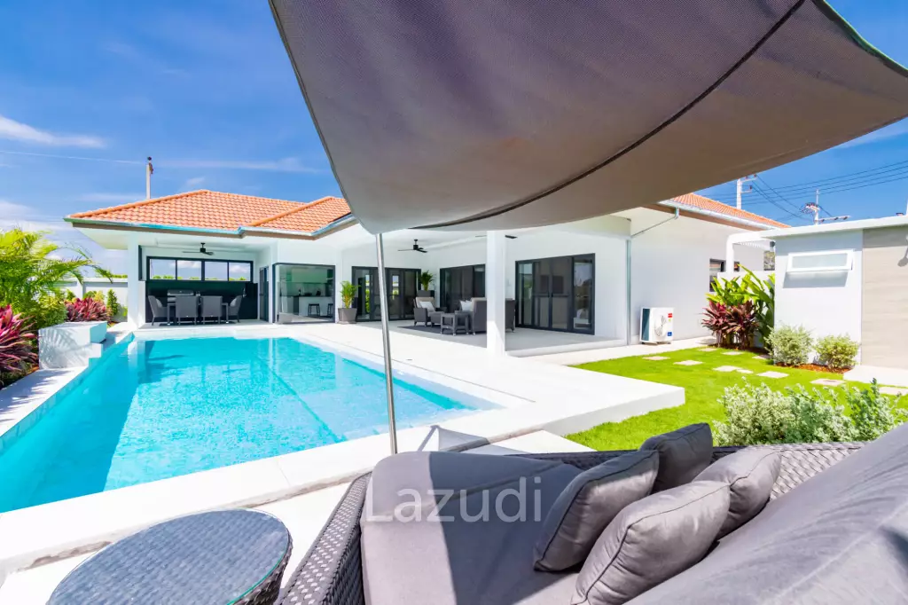 202 sqm pool villa in Mali Bua, Thap Tai Hua Hin