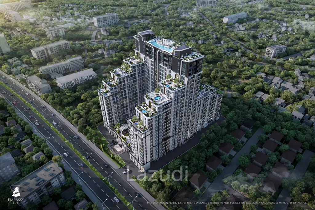Embassy Life 2 Bedrooms 2 Bathrooms 52 SQ.M.