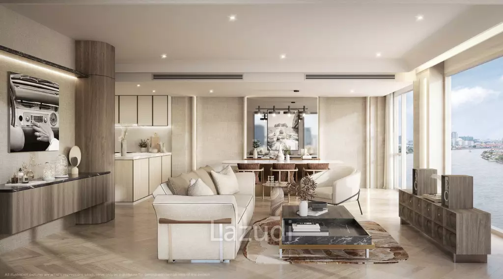 2 Bed 2 Bath Plus 112.50 SQ.M Chapter Charoenkrung Riverside