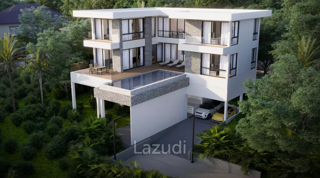 3-Bed Sea View Villa in Plai Laem
