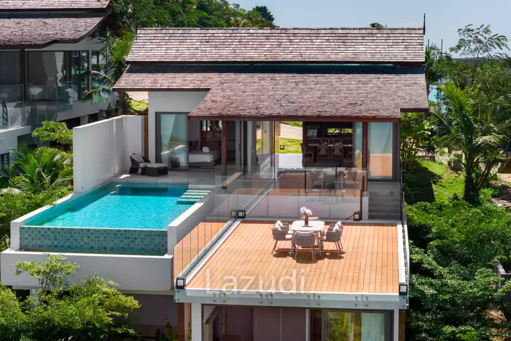 Luxury 3-Bedroom Sea View Pool Villa near Four Seasons Samui