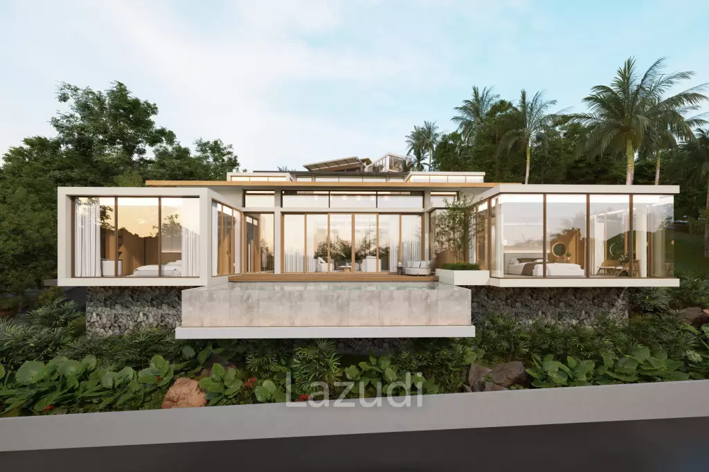 Luxury 3-Bed Sea Views Villa in Plai Laem