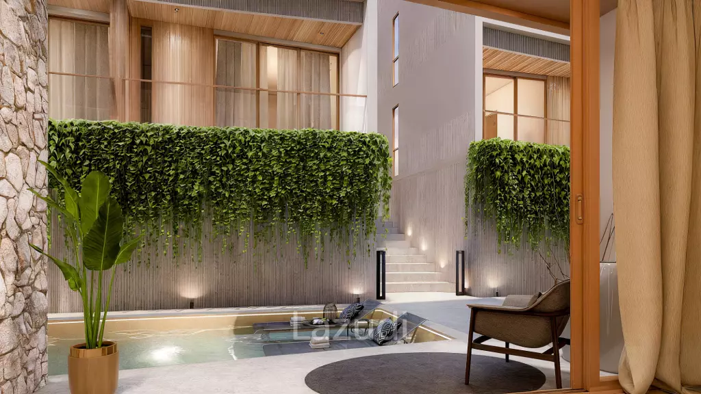 2 Bed 2 Bath 55.03 SQ.M The Trees Residence in Choeng Thale