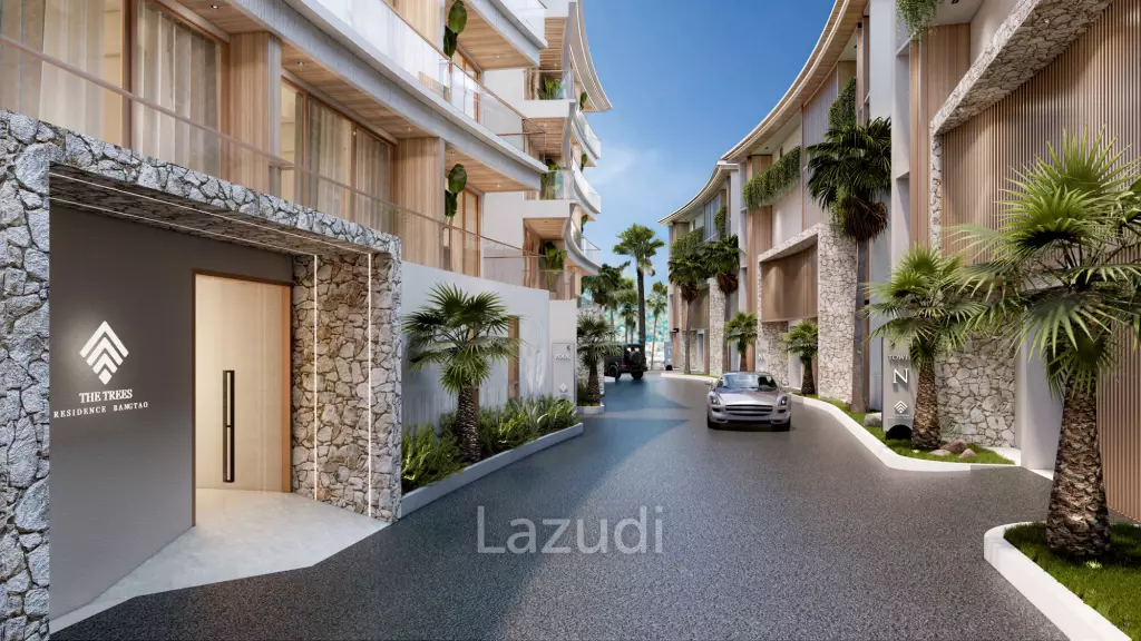 2 Bed 2 Bath 55.03 SQ.M The Trees Residence in Choeng Thale