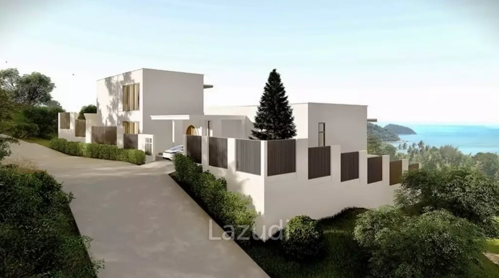 4-Bed Sunset Sea View Villa in Bang Makam
