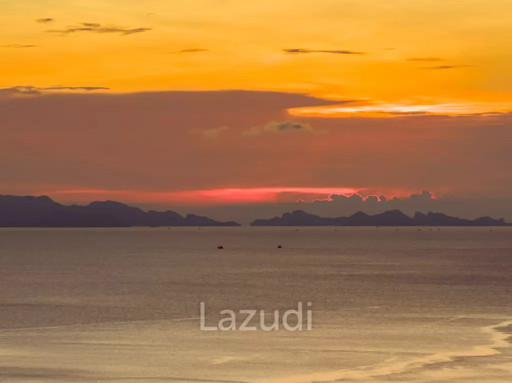 4-Bed Sunset Sea View Villa in Bang Makam