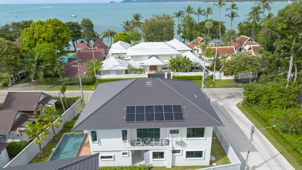 Spacious 5-Bedroom Pool Villa Just 50m to the Beach