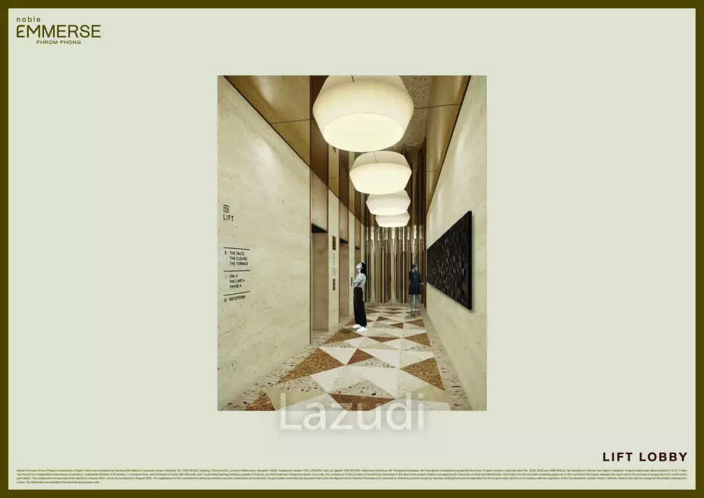 31 sqm 1 Bedroom Condo Noble Emmerse Phrom Phong Khlong Toei Bangkok