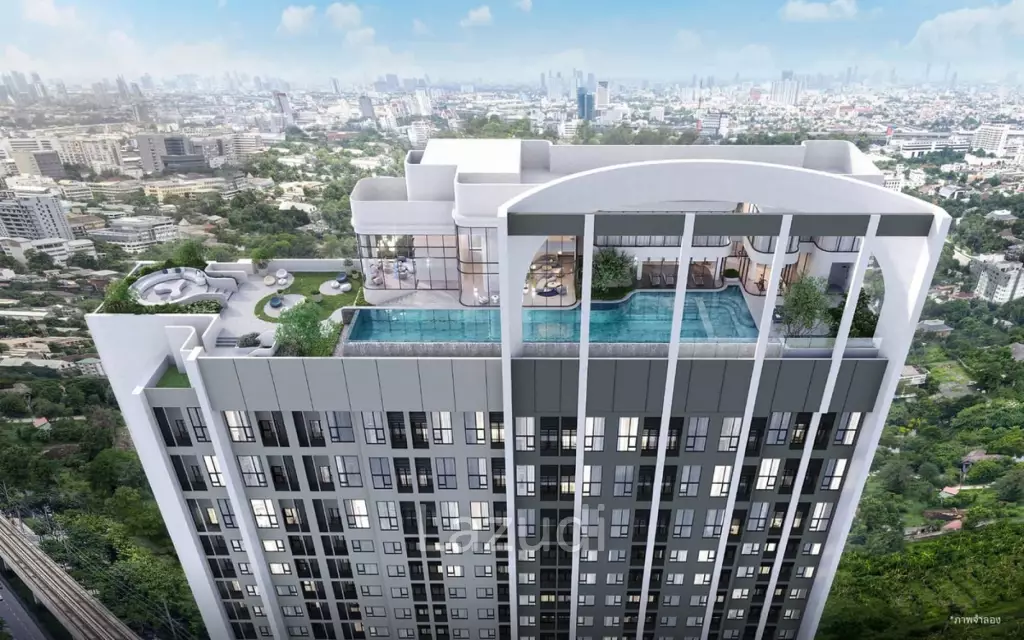 Loft High Ceiling 36.84 sqm Condo near Kaset and Sripatum University