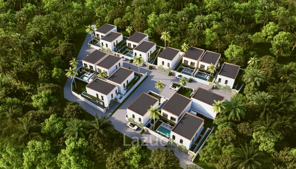 Modern 4-Bedroom Eco-Friendly Pool Villas in Bangrak, Koh Samui