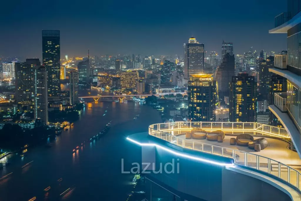 45 sqm river view condoat Menam Residences Bangkok