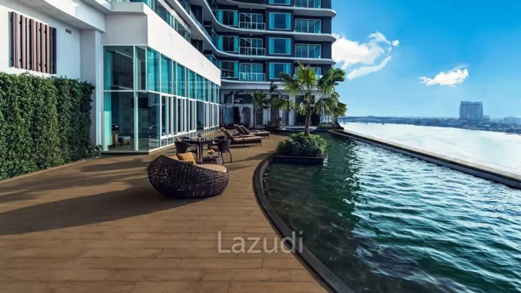 45 sqm river view condoat Menam Residences Bangkok