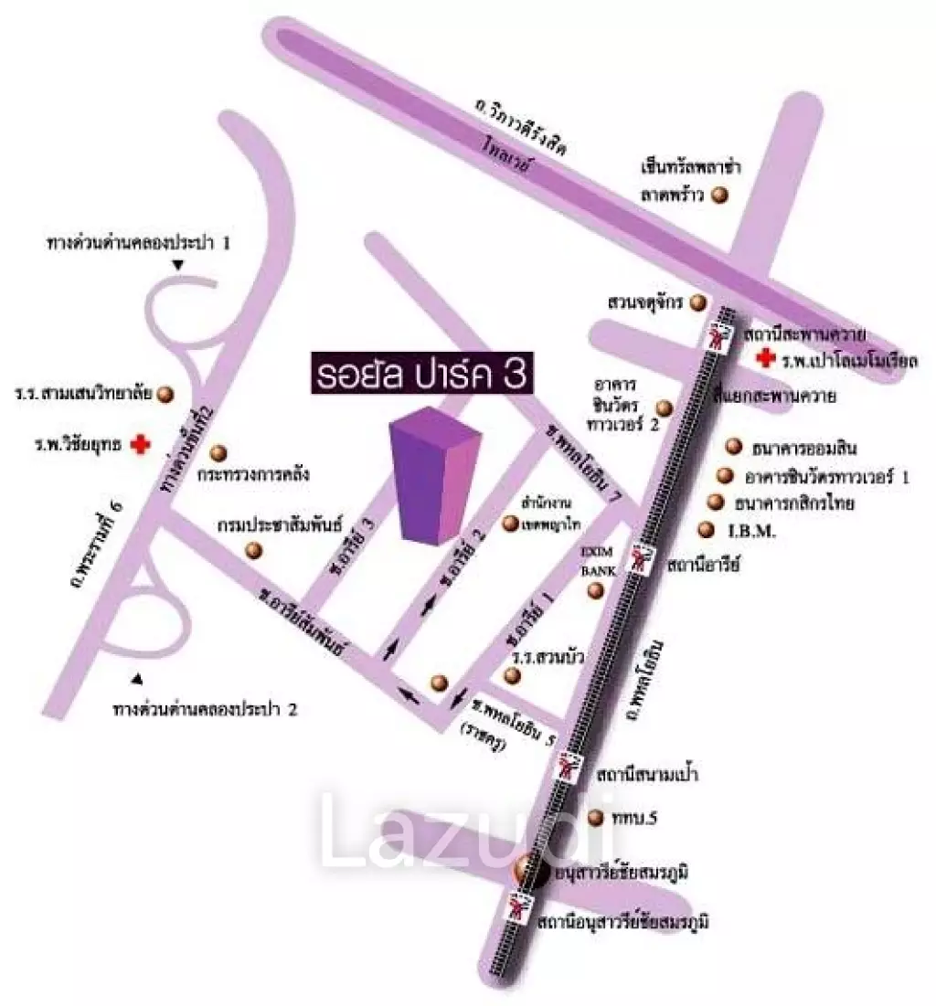 2 Bed 2 Bath 96 SQ.M at Royal Park 3